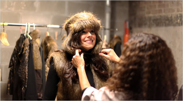 New York Times: Xiomara del Carmen helped Ana Lodriguss prepare for a nutria fashion show in New Orlean