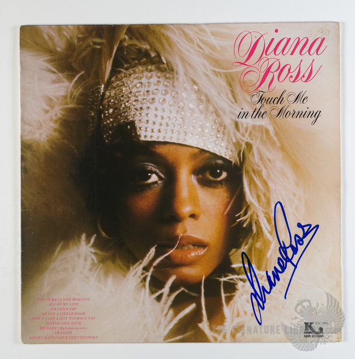 Diana Ross album cover for her 1973 single Touch me in the Morning Diana Ross album cover for her 1973 single Touch me in the Morning