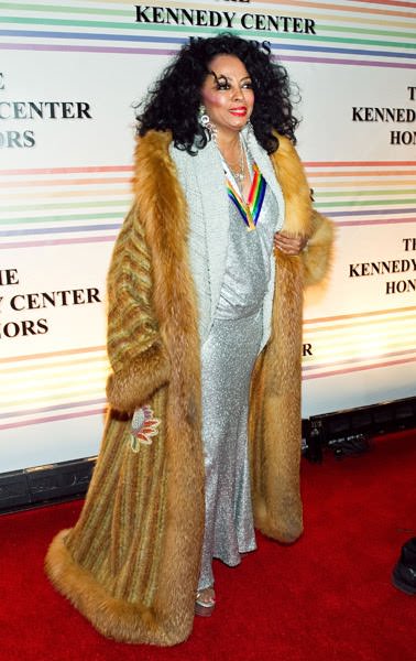 Diana Ross at her Kennedy Center honors celebration in 2010 Diana Ross at her Kennedy Center honors celebration in 2010
