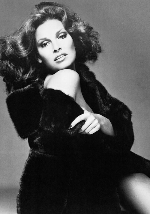 Raquel Welch in BLACKGLAMA campaign from 1975 Raquel Welch in BLACKGLAMA campaign from 1975