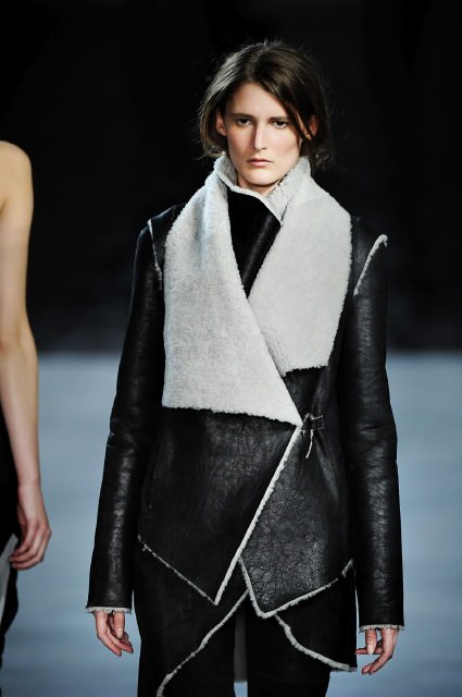 Helmut Lang - Fall 2012-Winter 2013 Shearling Chic - The All-Time Superstar - Fur Fashion