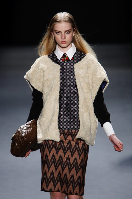 Vivienne Tam - Fall 2012-Winter 2013 Shearling Chic - The All-Time Superstar - Fur Fashion