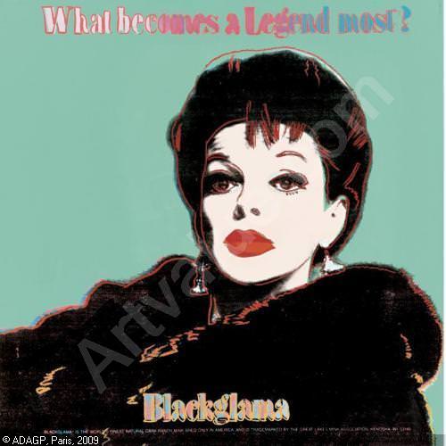 Judy Garland / "What Becomes a Legend Most?", by Andy Warhol, 1985