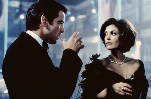 Teri Hatcher, as Paris Carver, in Tomorrow Never Dies