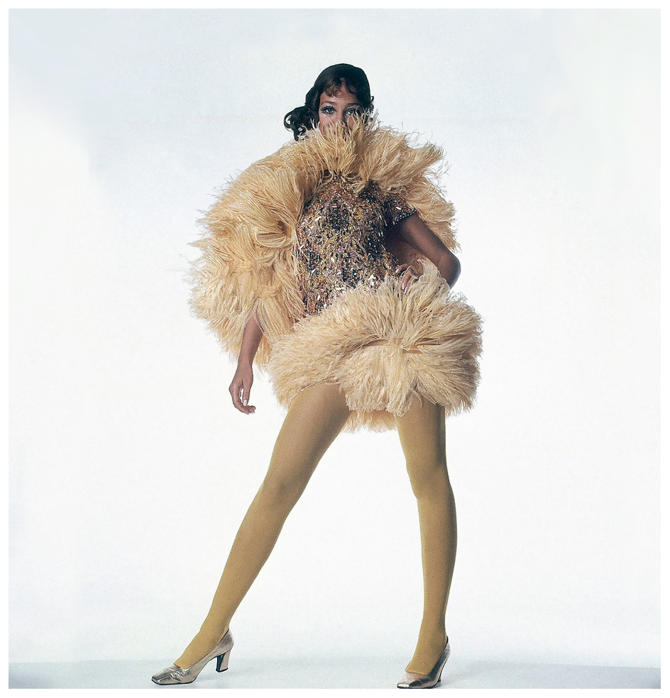 Marisa Berenson in a U.S. Vogue feature