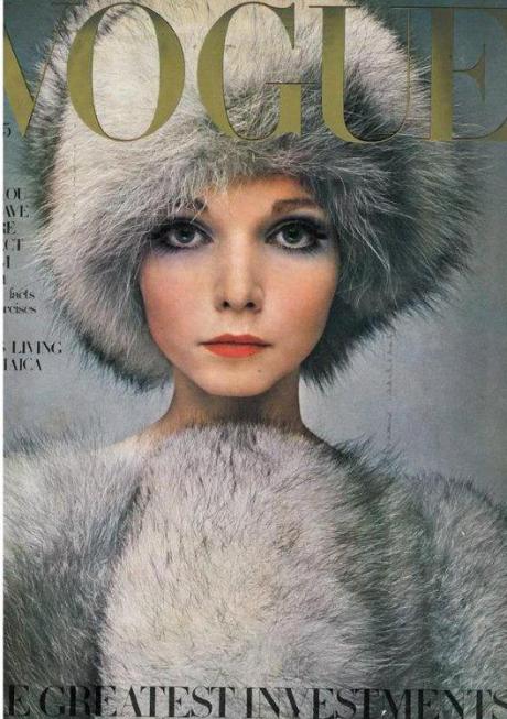 Penelope Tree featured on the cover of Vogue magazine