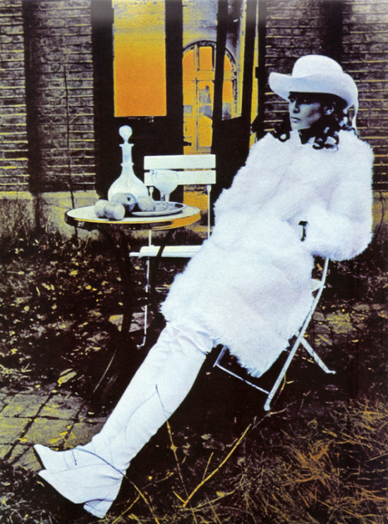 Hand tinted photograph by Christian Carez, 1971 London's Swinging Sixties | The Original Fashion Blitz 
