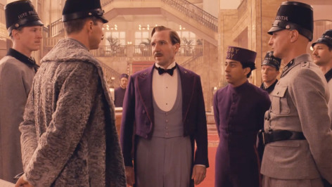 Scene from "The Grand Budapest Hotel".