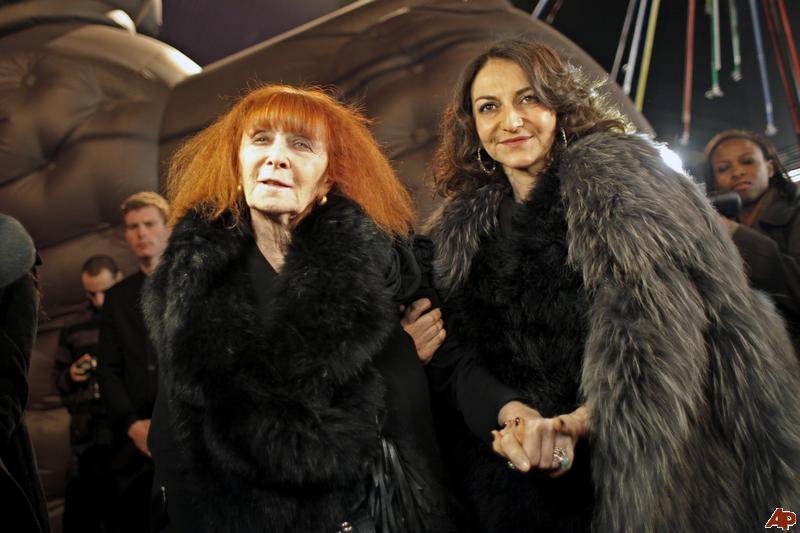 Sonia Rykiel with her daughter Nathalie