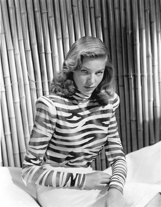 Lauren Bacall in a 1945 publicity photo (Getty Images)