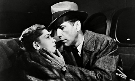 Lauren Bacall and Humphrey Bogart as Marlowe in "The Big Sleep" 1946