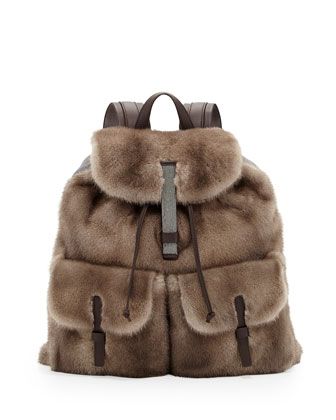 Brunello Cucinelli - Mink backpack ($ 7830)