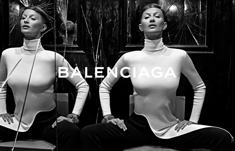 Gisele Bündchen in Balenciaga - Fall Winter 2014-2015 Campaign photographed ny Steven Klein