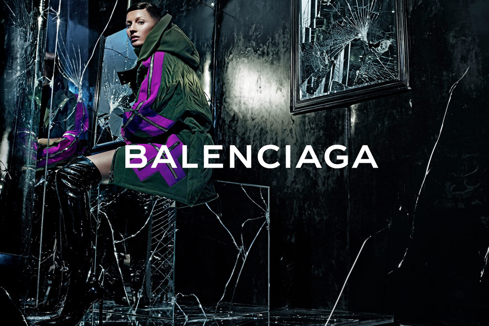 Gisele Bündchen in Balenciaga - Fall Winter 2014-2015 Campaign photographed ny Steven Klein