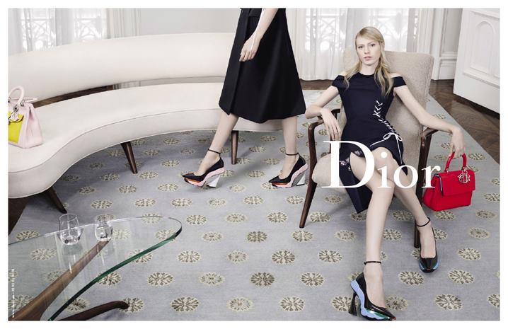 Julia Nobis for Dior - Fall 2014-Winter 2015 Campaign, photographed by Willy Vanderperre