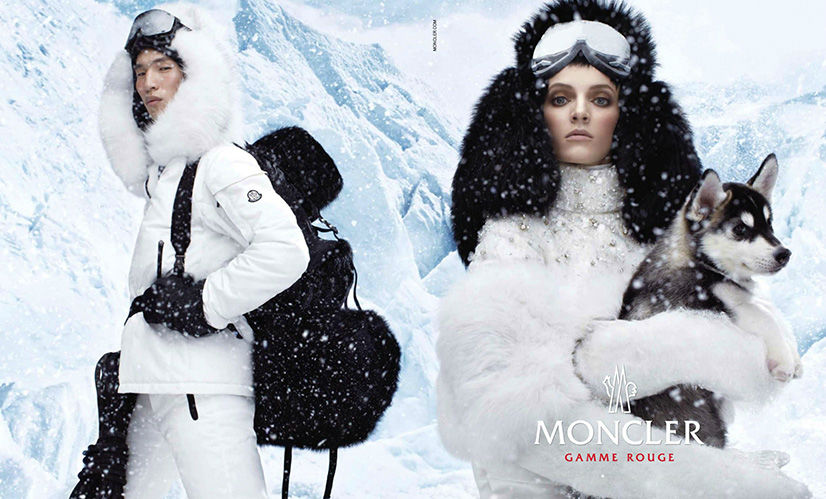 Moncler Gamme Rouge - Fall 2013-Winter 2014 photographed by Steven Meisel