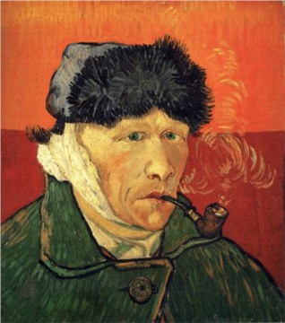 Vincent van Gogh (1853-1890), Self-portrait with bandaged ear, 1889.