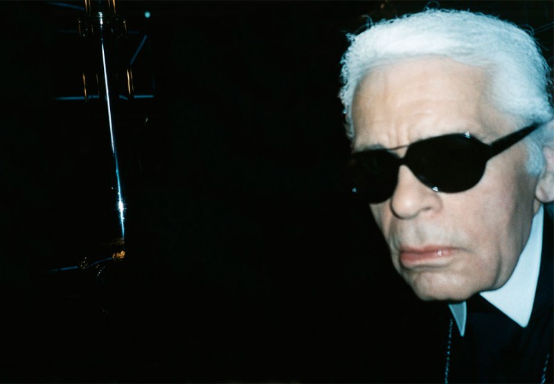 Karl Lagerfeld from Jonas Unger "Autoportraits" series