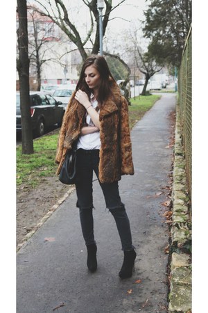 Vintage Fur - peacoat length 