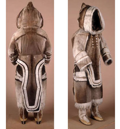 Inuit woman's suit, pre-1927