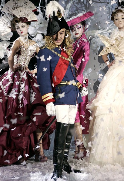 John Galliano at the Christian Dior Spring-Summer 2007 Haute Couture show