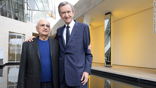 LVMH CEO Bernard Arnault, the richest man in France, first met with Gehry to plan the commission in 2001.