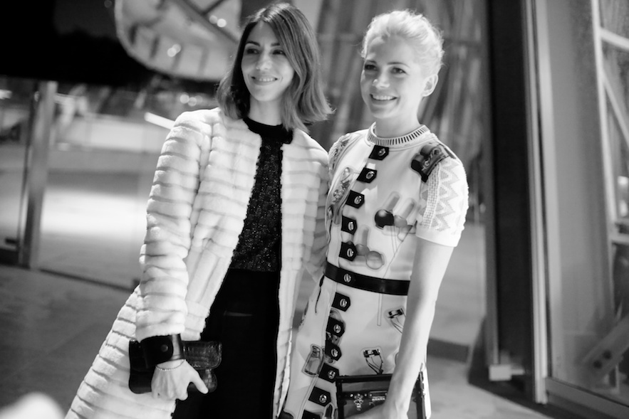 Sofia Coppola and Michelle Williams attend the Fondation Louis Vuitton opening