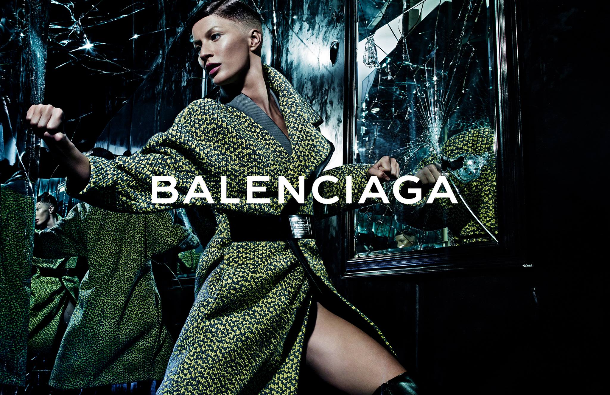 Gisele Bündchen in Balenciaga - Fall Winter 2014-2015 Campaign photographed ny Steven Klein