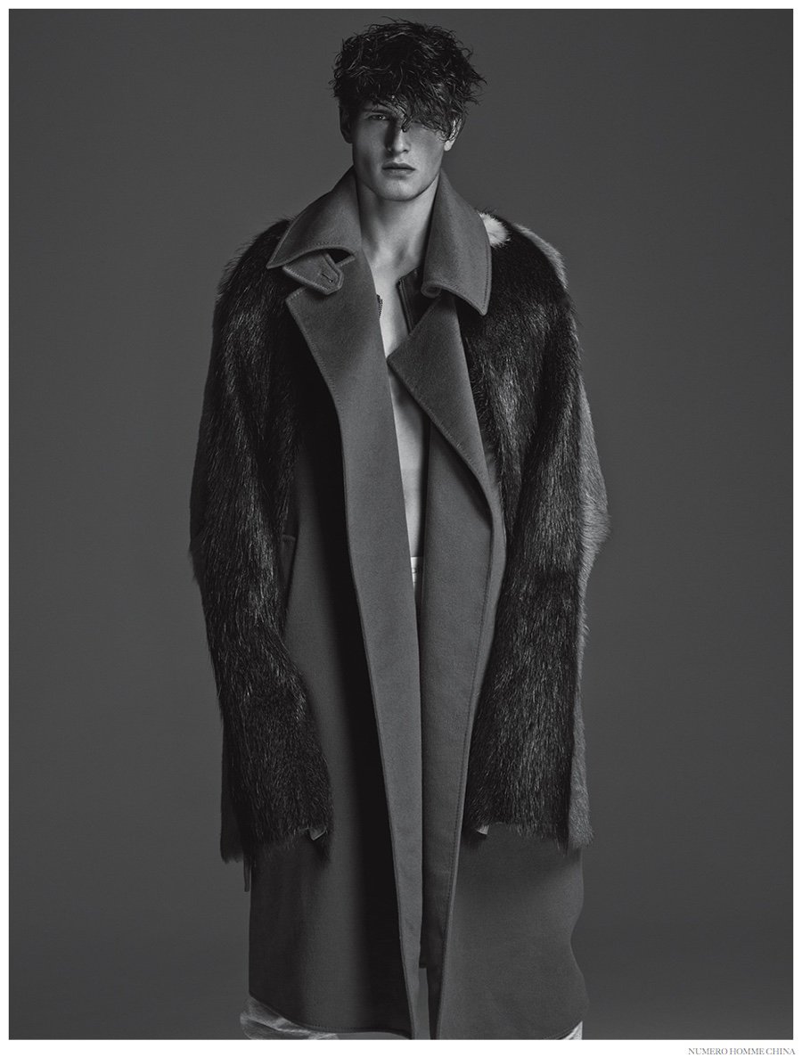 John Todd in Numero Homme China, fall-winter 2014 edition