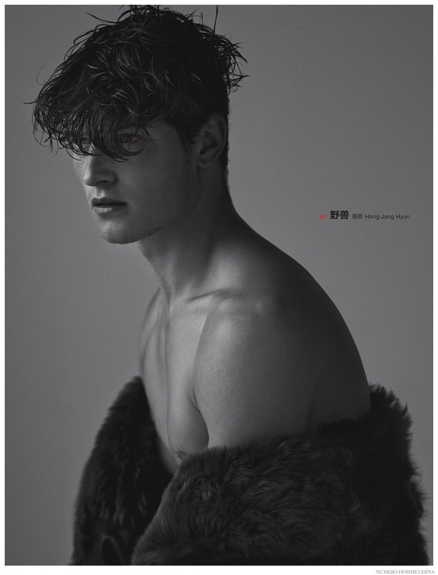 John Todd stars in Numero Homme China, fall-winter 2014 edition