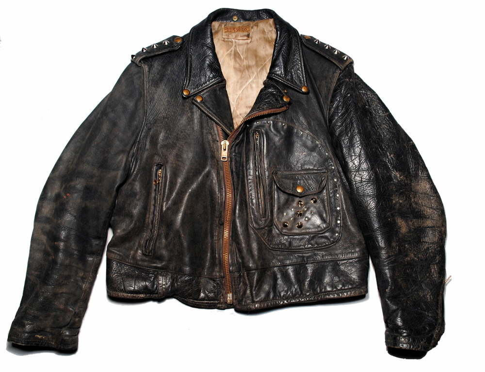 PENNEY'S horsehide leather D pocket motorcycle jacket, 1950s (TheQualityMendingCo.com)