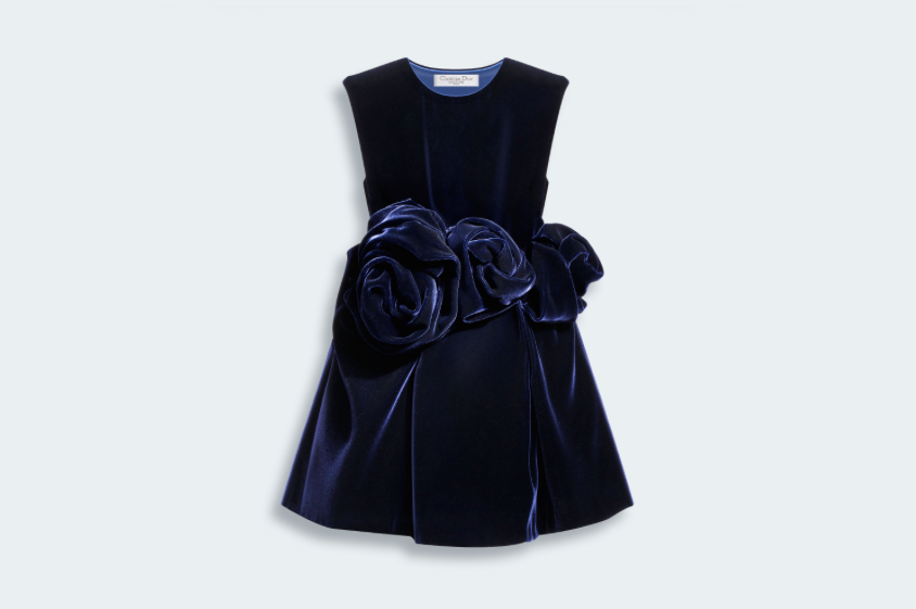 Exclusive Collection Dress in Corduroy- Baby Dior - Fall 2014-Winter 2015