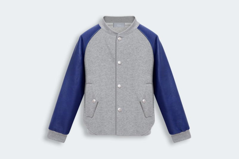 Fleece and Leather Jacket for boys - Baby Dior - Fall 2014-Winter 2015