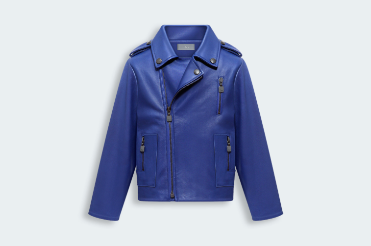 Leather Jacket for boys - Baby Dior - Fall 2014-Winter 2015