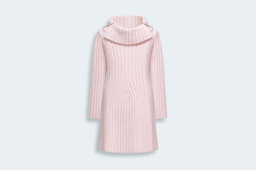 Wool and Cashmere Tricot Knit Dress - Baby Dior - Fall 2014-Winter 2015