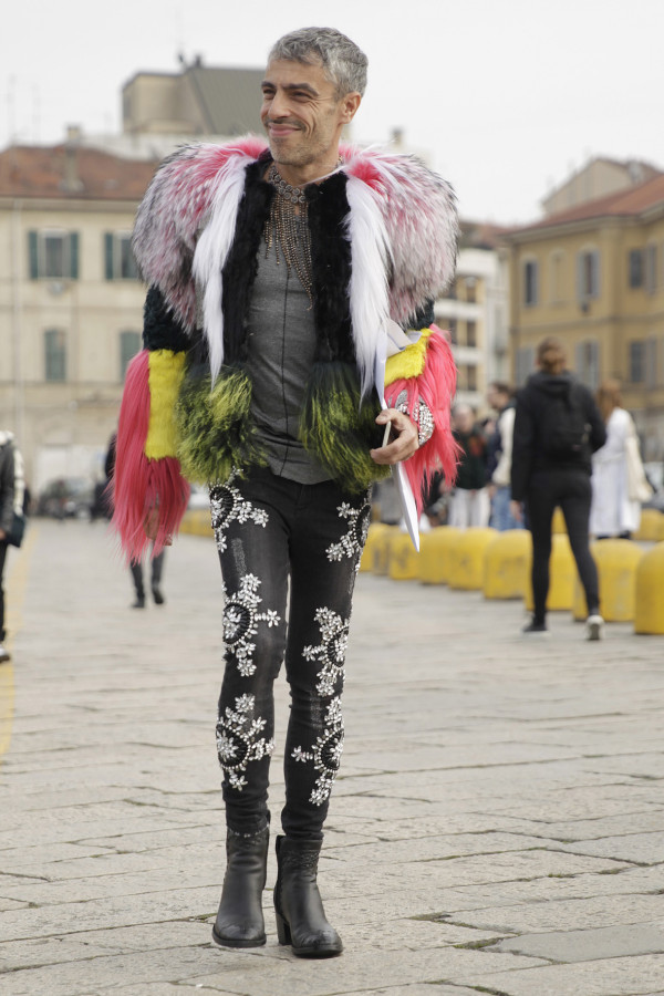 Street style - Milan Fashion Week FW16 - February 2016