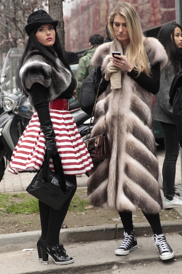 Street style - Milan Fashion Week FW16 - February 2016