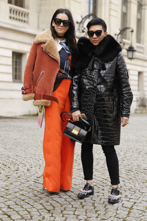 Street style - Paris RTW fall winter 2016 - March 2016