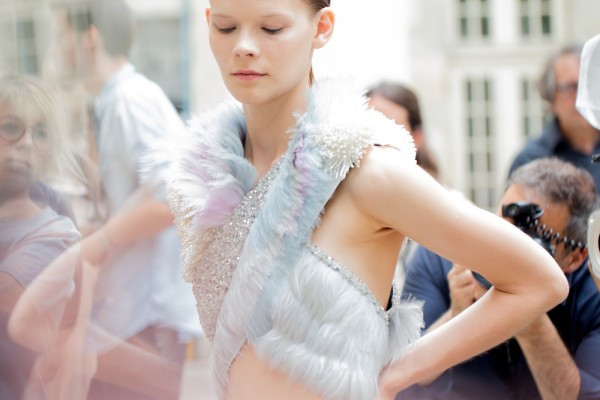 Bouchra Jarrar Fall 2015 Couture Backstage