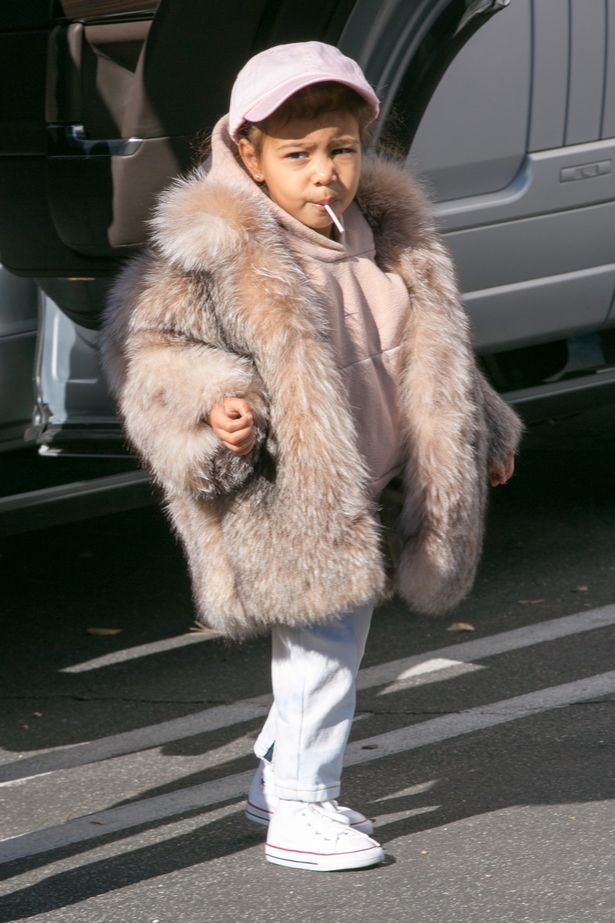 We have serious coat envy over North West's coat closet