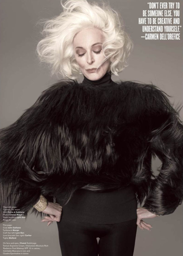 Longevity doesn't even begin to describe the lengthy and heralded career that Carmen dell'Orefice has enjoyed