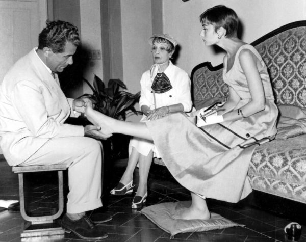 Audrey Hepburn and Salvatore Ferragamo