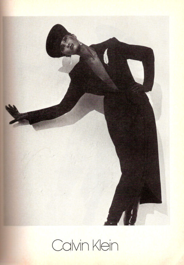 Iman for Calvin Klein, 1982
