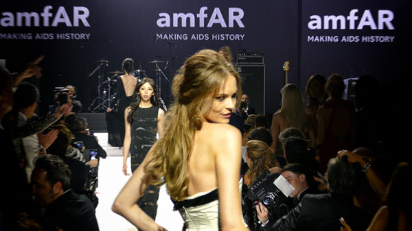 The AmFar fashion show at 2016 Cannes Film Festival