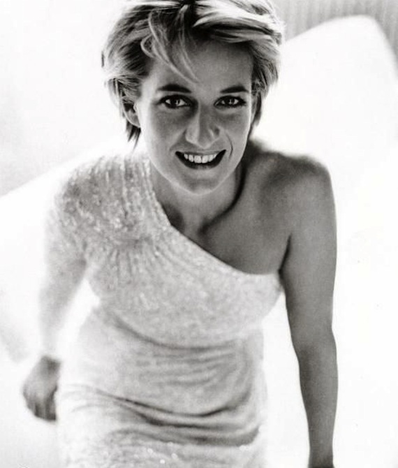 His famous Vanity Fair portrait of Princess Diana