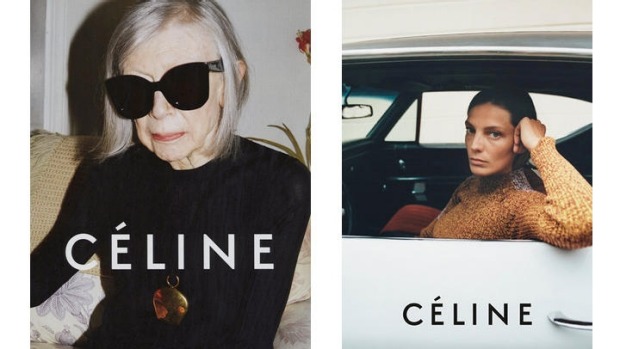 Joan Didion in Celine's Spring 2015 campaign