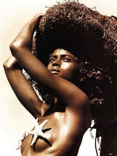 Karen Alexander shot by Herb Ritts in 1995