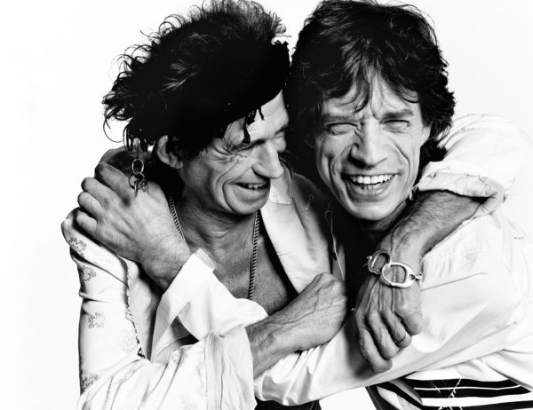 Musicians- Keith Richards and Mick Jagger of the Rolling Stones