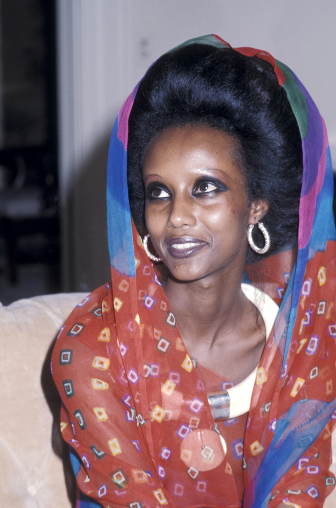 Somali model Iman in 1975 at the age of 19