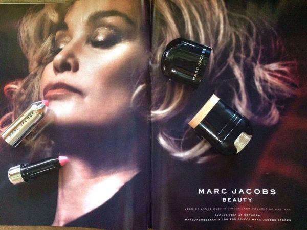 Jessica Lange featured in the Marc Jacobs Beauty Fall 2014 campaign